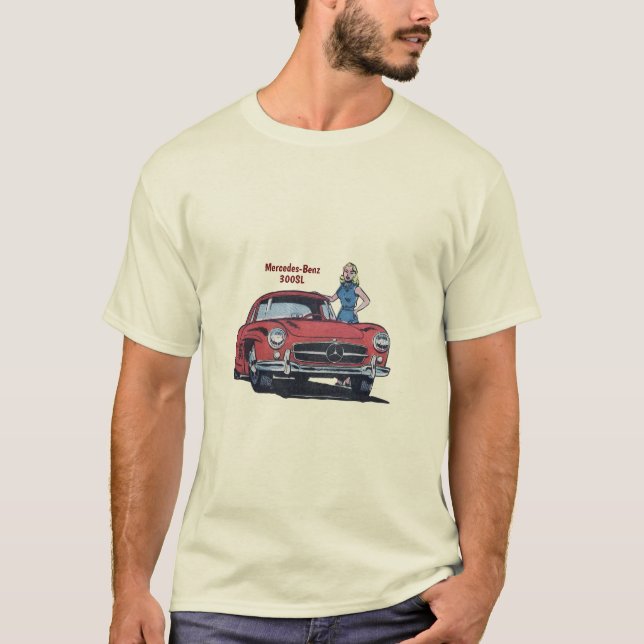 Mercedes-Benz 300SL T Shirt (Framsida)