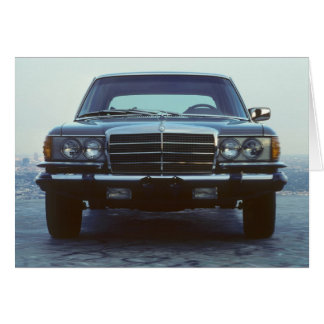 Mercedes Benz 450SEL Hälsningskort