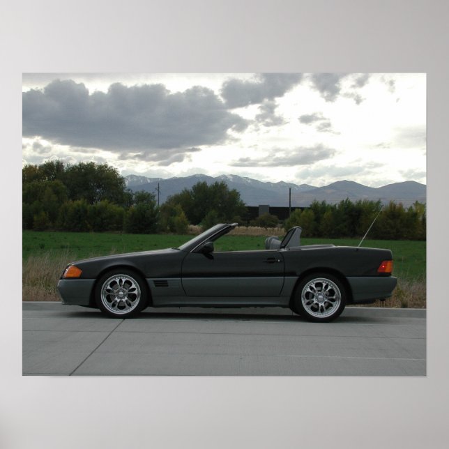 Mercedes-Benz 500 SL Roadster Poster (Framsidan)