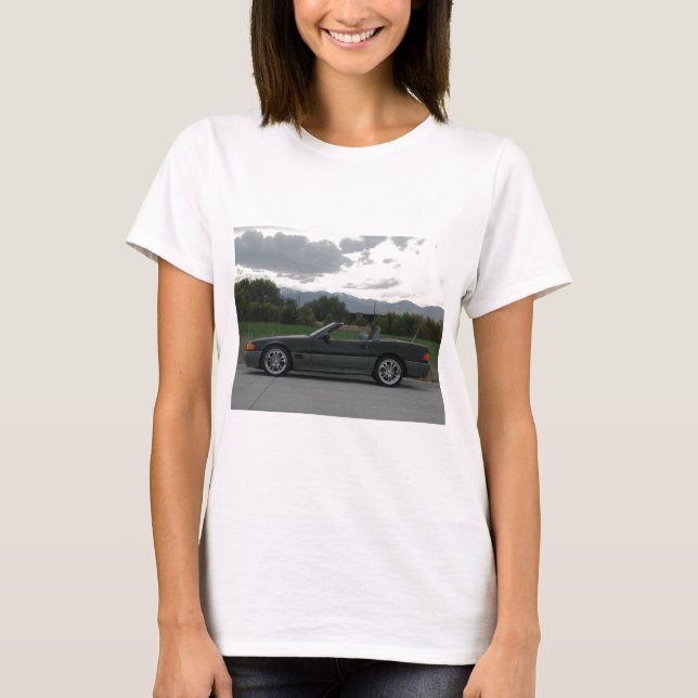 Mercedes-Benz 500 SL-Roadster T Shirt (Framsida)