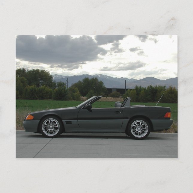 Mercedes-Benz 500 SL Roadster Vykort (Framsida)