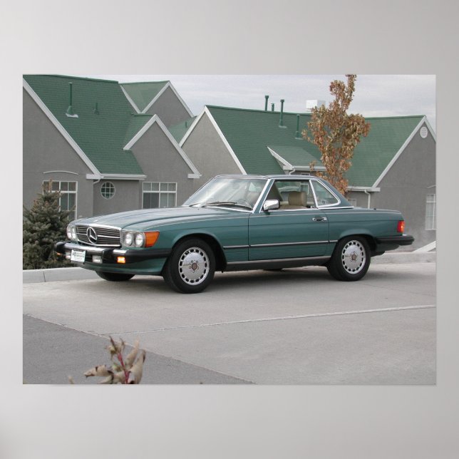 Mercedes-Benz 560 SL Poster (Framsidan)