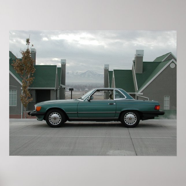 Mercedes-Benz 560 SL Poster (Framsidan)