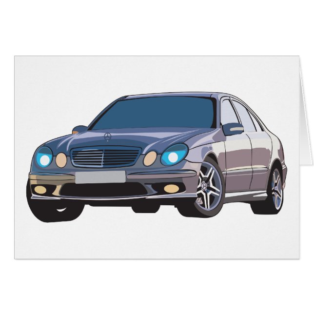 Mercedes Benz Hälsningskort (Framsidan Horizontal)