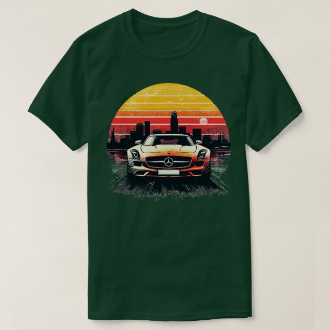Mercedes Benz SLS AMG T Shirt (Design framsida)