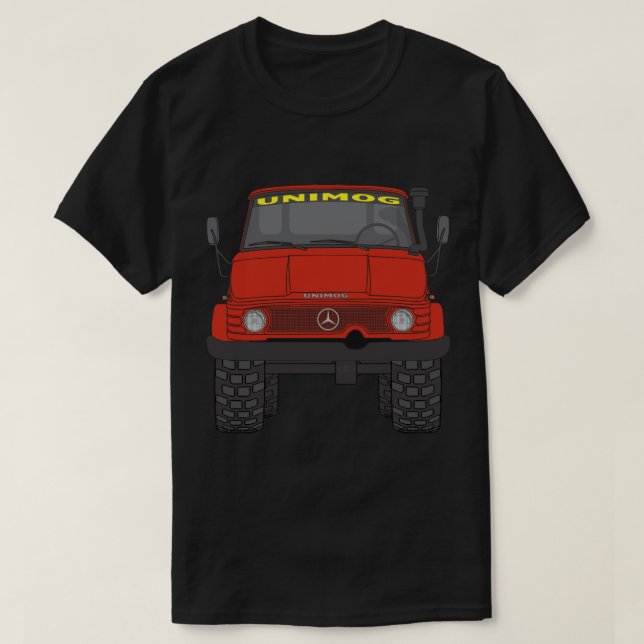 Mercedes Benz Unimog 4x4 T-shirt (Design framsida)