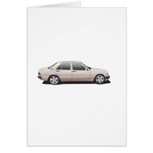Mercedes-Benz W201 (190) Hälsningskort