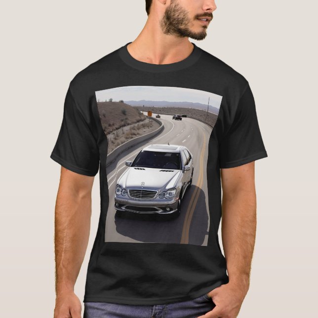 Mercedes E63 AMG T-Shirt - för lyxsportbilar E (Framsida)
