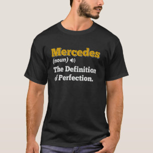 Mercedes Gift Namn Personlig Birthday Namn Defi T Shirt