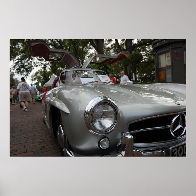 Mercedes Gullwing Poster (Framsidan)