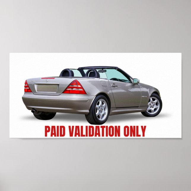 Mercedes Luxury Poster (Framsidan)