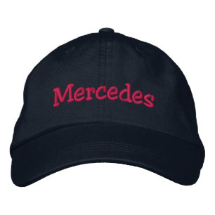 Mercedes Namn Embroized Baseball Cap Broderad Keps