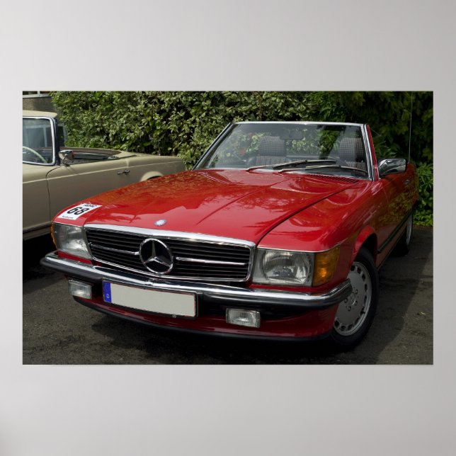 Mercedes Roadster Poster (Framsidan)