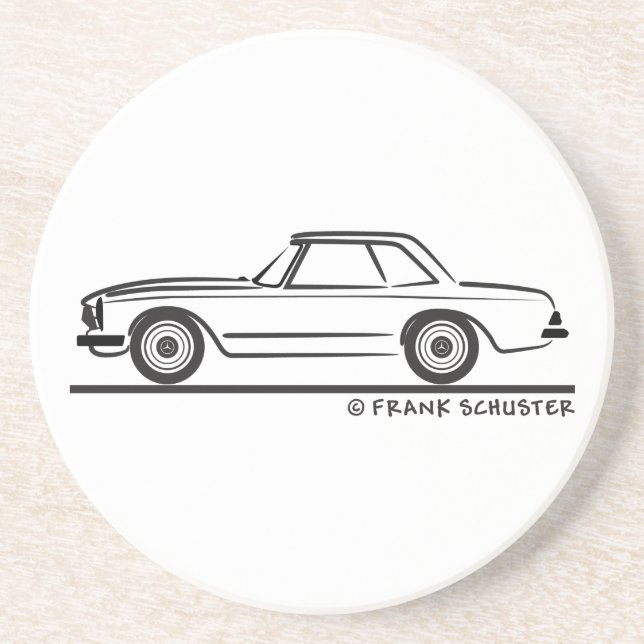 Mercedes SL Pagoda Hardtop Underlägg (Framsidan)