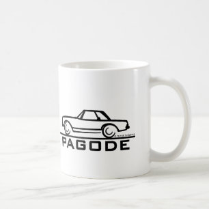 Mercedes SL Pagode med skript Kaffemugg