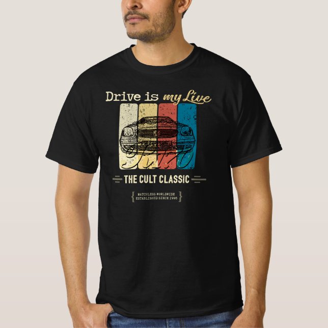 Mercedes SLK R170 - Drive is my Life T Shirt (Framsida)
