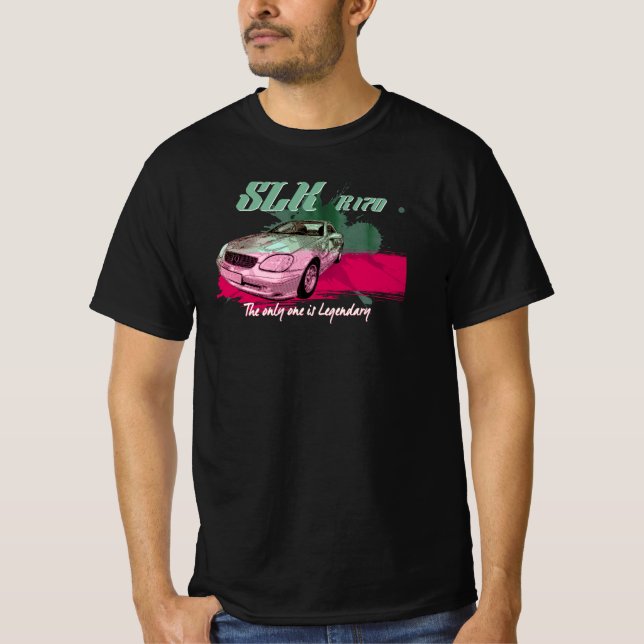 Mercedes SLK R170 - The only one is the Legendary T Shirt (Framsida)