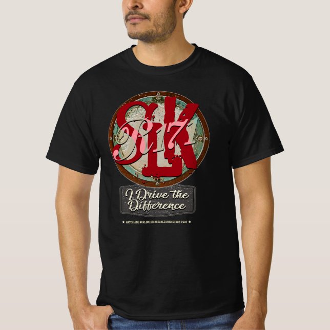 Mercedes SLK R171 - I drive the difference T Shirt (Framsida)