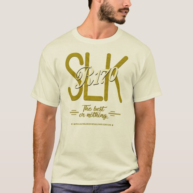 Mercedes SLK R 170 - The best or nothing T Shirt (Framsida)
