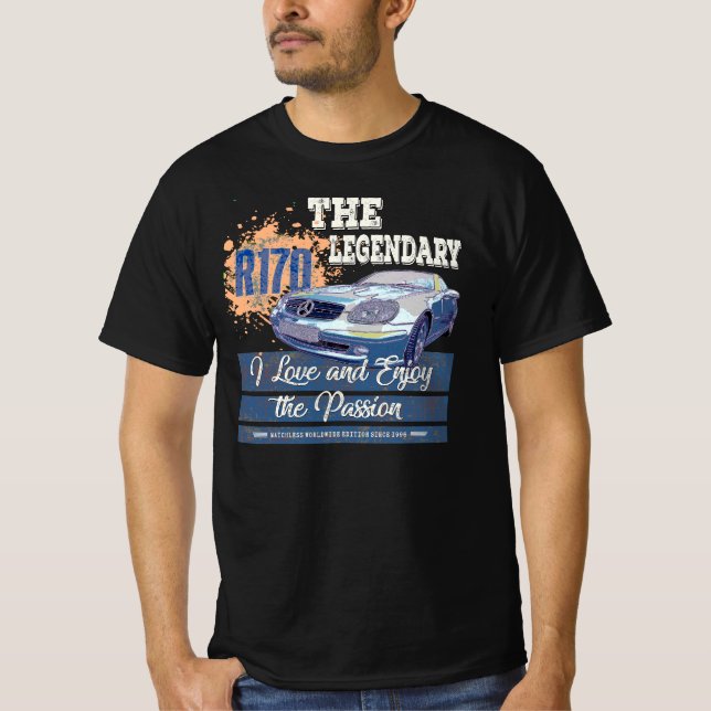 Mercedes SLK R 170 - The Legendary  T Shirt (Framsida)
