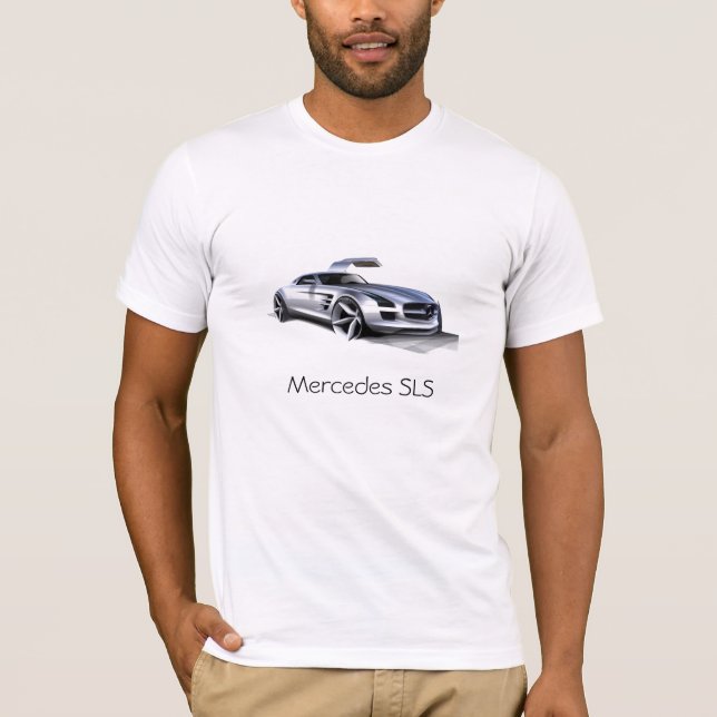 Mercedes SLS Tee Shirt (Framsida)