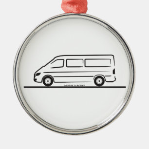 Mercedes Sprinter Julgransprydnad Metall