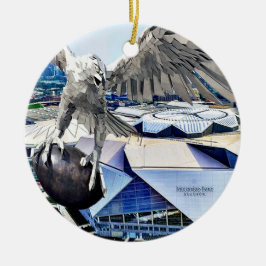 Mercedes Stadium, Atlanta, julprydnad Julgransprydnad Keramik