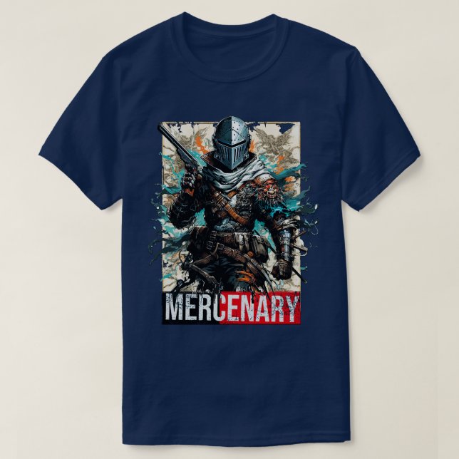 Mercenary-registrering T Shirt (Design framsida)