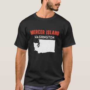 Mercer Island Washington USA State America Travel T Shirt