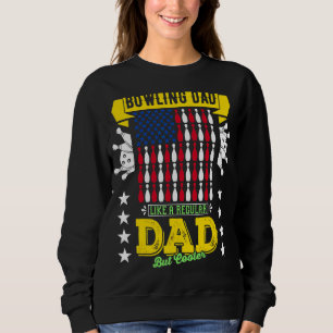 Merch Bowling Pappa som ett vanligt Pappa men bara T Shirt