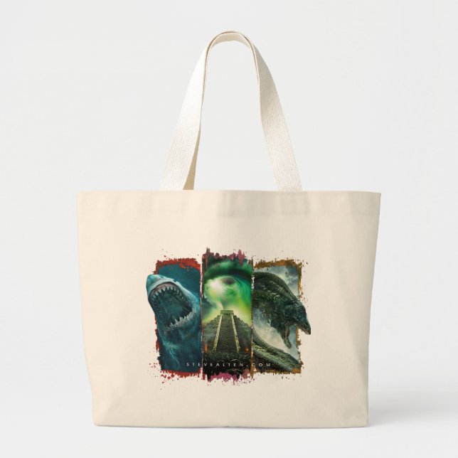 Merchandise för fläkt för jumbototo | Steve Alten Jumbo Tygkasse (Framsidan)