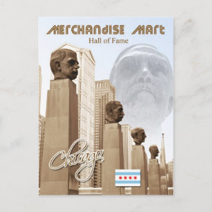 Merchandise Mart Hall of Fame, Chicago, Illinois Vykort
