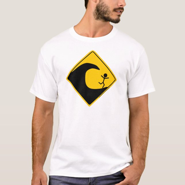 Merchandise och bekläda för Tsunamivädervarning Tröja (Framsida)