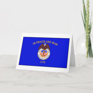 Merchant Marine Flagga Kort