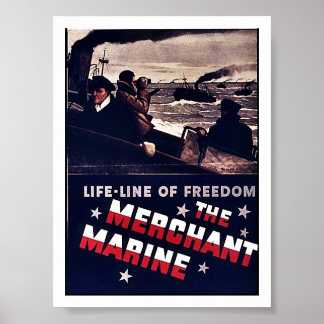 Merchant Marine Poster (Framsidan)