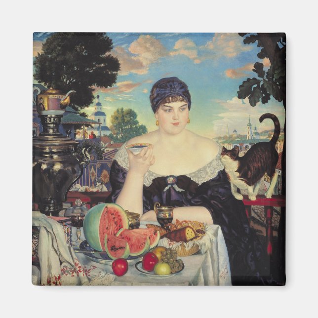 Merchants fru i Tea 1918 Magnet (Framsidan)