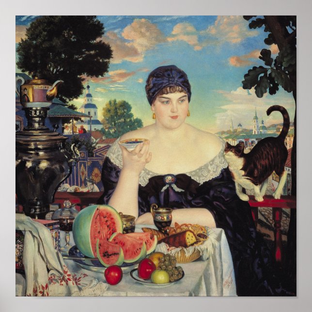 Merchants fru i Tea 1918 Poster (Framsidan)