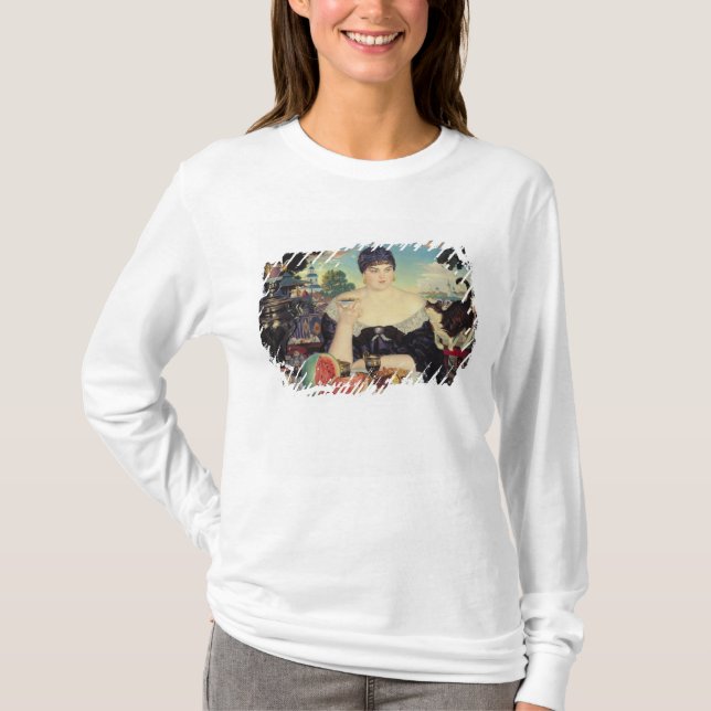 Merchants fru i Tea 1918 Tee Shirt (Framsida)