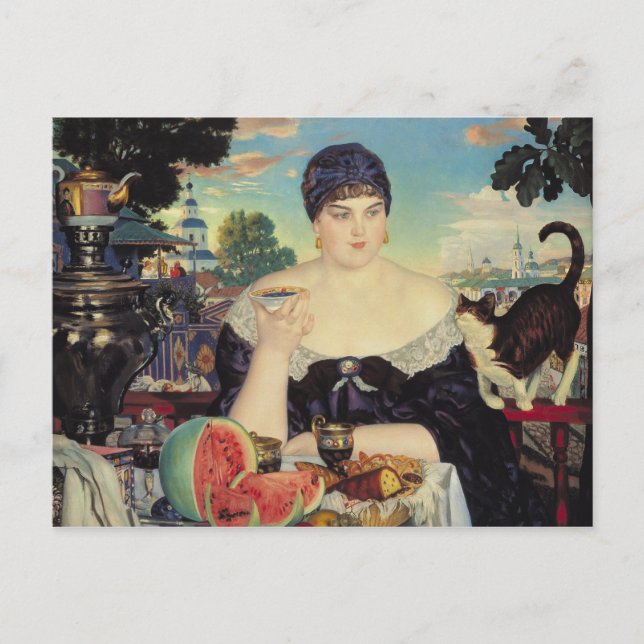 Merchants fru i Tea 1918 Vykort (Framsida)