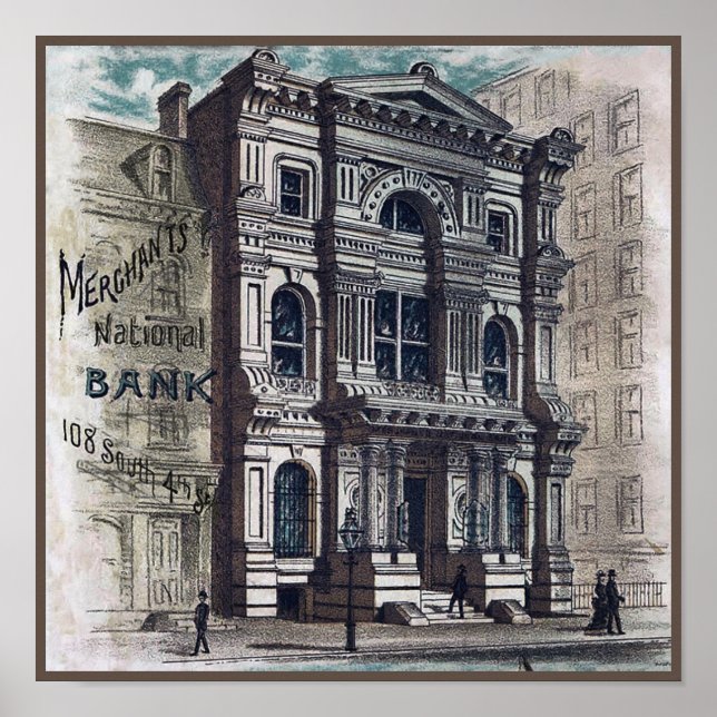 Merchants National Bank - Philadelphia Poster (Framsidan)