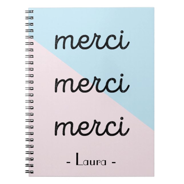 Merci anteckningsbok (Framsidan)