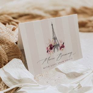 Merci Beaucoup Paris Baby Shower Tack Kort