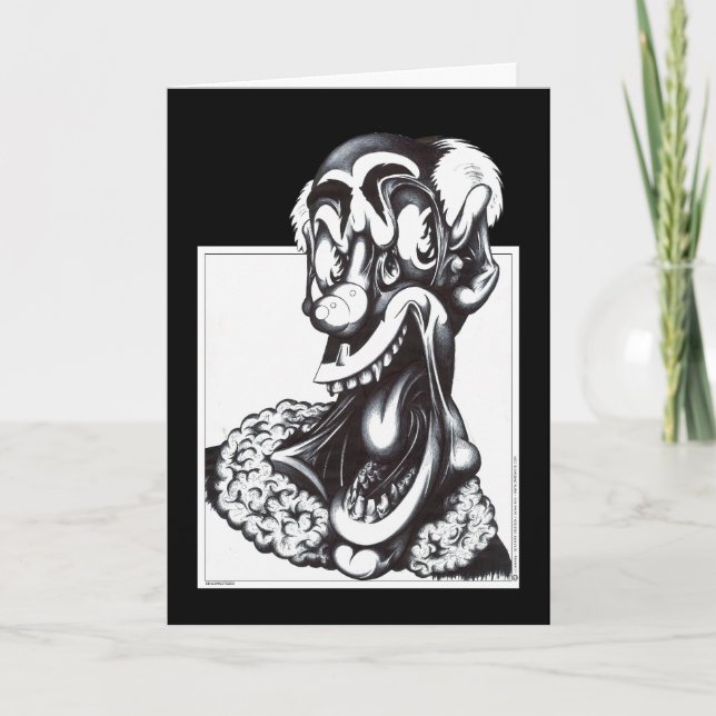 Merci clownen kort (Framsida)