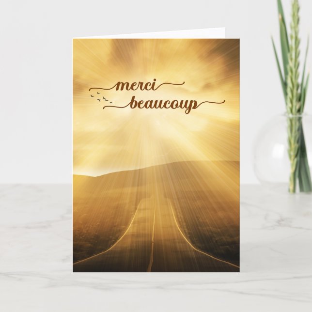 Merci French Sunlit Endless Road Tack Kort (Framsida)
