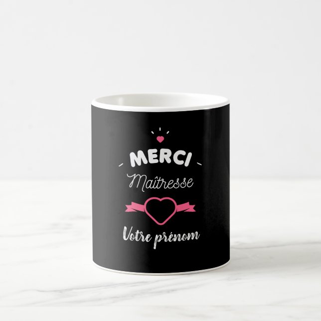 Merci maitresse kaffemugg (Center)
