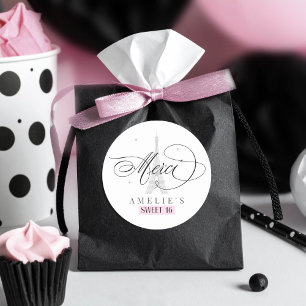 Merci Paris Sweet 16 ID1162 Runt Klistermärke