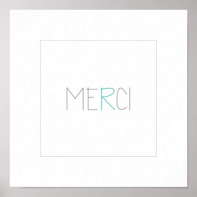 MERCI POSTER (Framsidan)