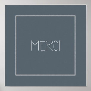 MERCI - Tack Poster