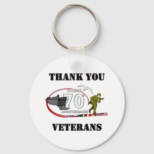 Merci vétérans - Tack veteraner Nyckelring