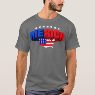 Mercia USA 4:e juli USA Independence day T Shirt